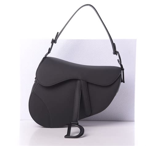 christian dior saddle black